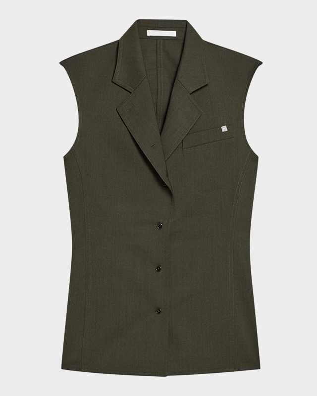 Sleeveless Modest Suiting Vest
